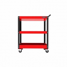 得力(deli) 三層零件工具車(紅) DQ02203