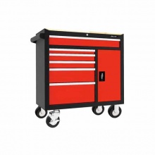 得力(deli) 八抽屜工具車(紅) DQ02308