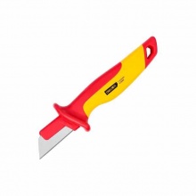 得力(deli) 絕緣直平型電纜刀(紅) DL515185