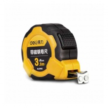 得力(deli) 鋼卷尺帶磁自鎖(黃) DL3795C