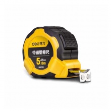 得力(deli) 鋼卷尺帶磁自鎖(黃) DL3797C