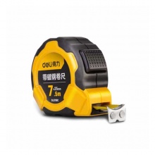得力(deli) 鋼卷尺帶磁自鎖(黃) DL3798C