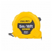 得力(deli) 尺公英制(黃) 鋼卷尺 DL9005Y