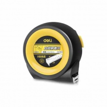 得力(deli) 尺極小自鎖(黃) 鋼卷尺 H8103