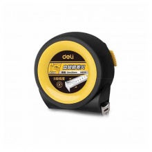 得力(deli) 尺極小自鎖(黃) 鋼卷尺 H8125