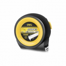 得力(deli) 尺極小自鎖(黃) 鋼卷尺 H8175
