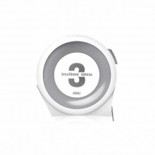 得力(deli) 尺極小自鎖(白) 鋼卷尺 H8103A
