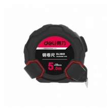 得力(deli) 鋼卷尺自鎖尼龍覆膜Ⅰ級(jí)(紅) DL3801