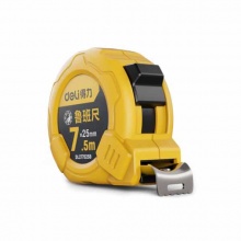 得力(deli) 魯班尺(黃)風(fēng)水尺 測量尺鋼卷尺 DL277525B